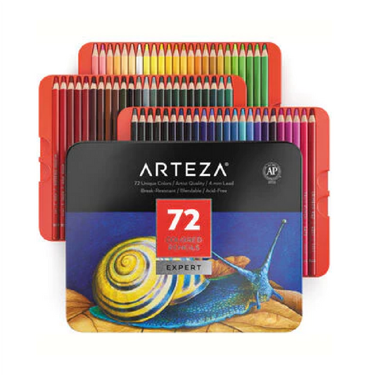Colored Pencils Professional, Pk- 72 Colors
