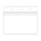 WATERPROOF Horizontal Name Tag Badge ID Card Holders 3.9" x 3.3"