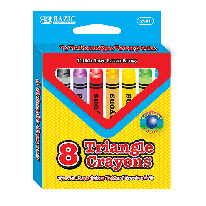 Crayons Triangular Jumbo [8-Colors]