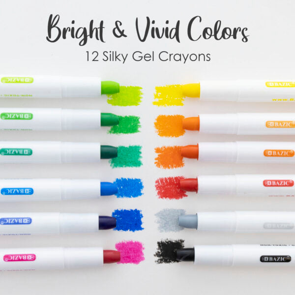 Silky Gel Crayon [pk-12]