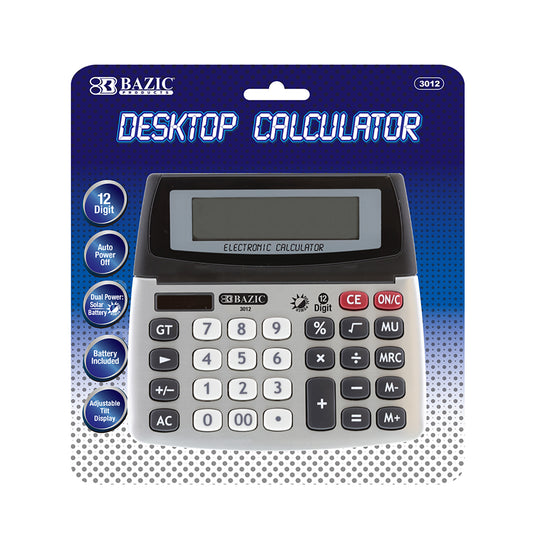 Calculator Desktop 12-Digit Large