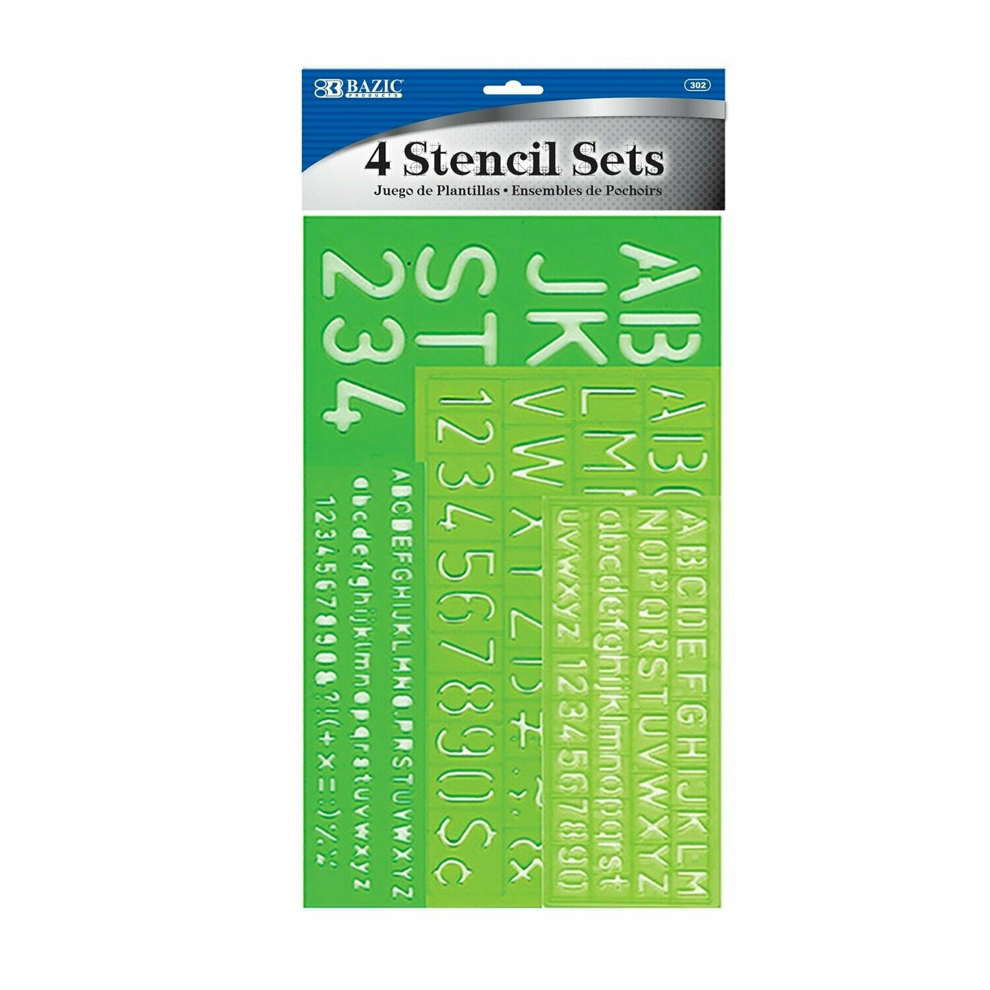 Stencil Lettering Set [pk-4]