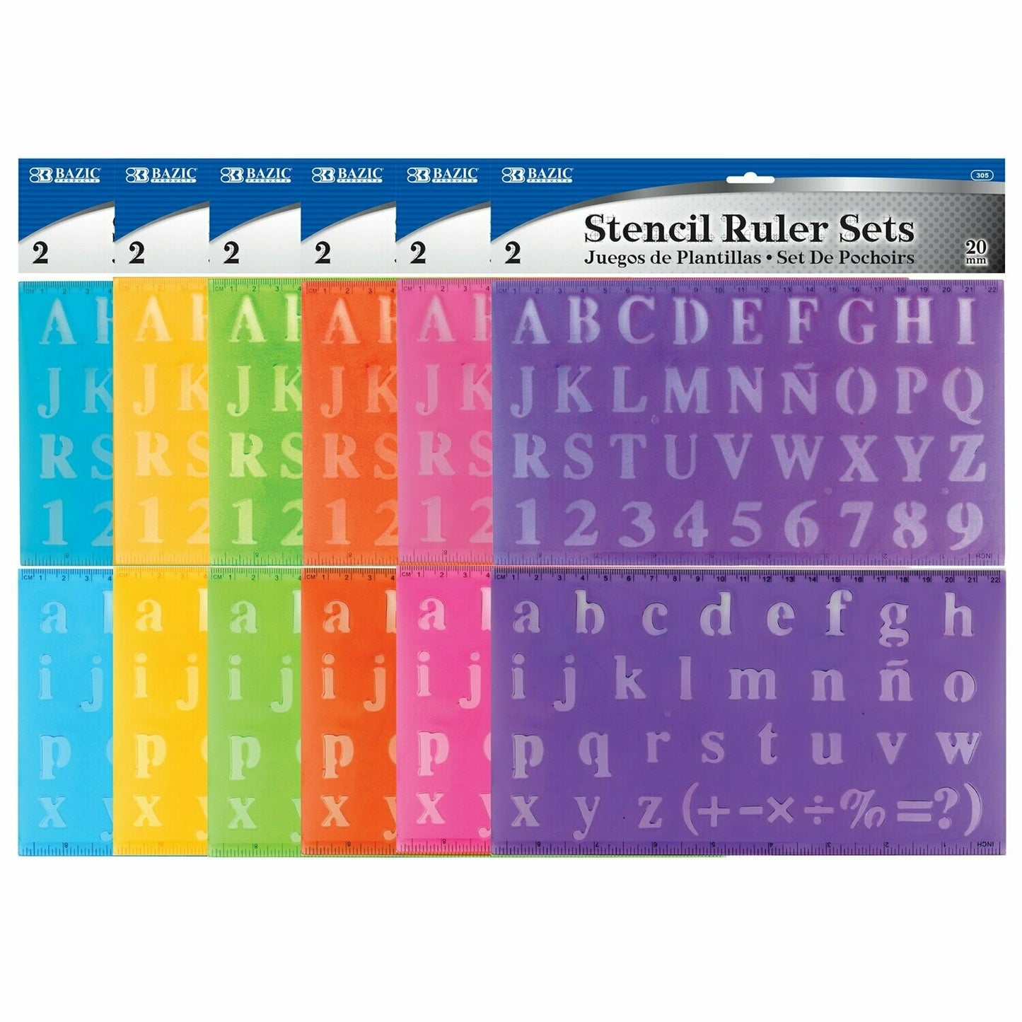 Stencil Ruler Sets [pk-2]