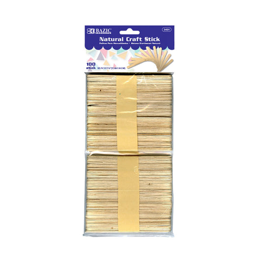 Craft Sticks Natural [pk-100]