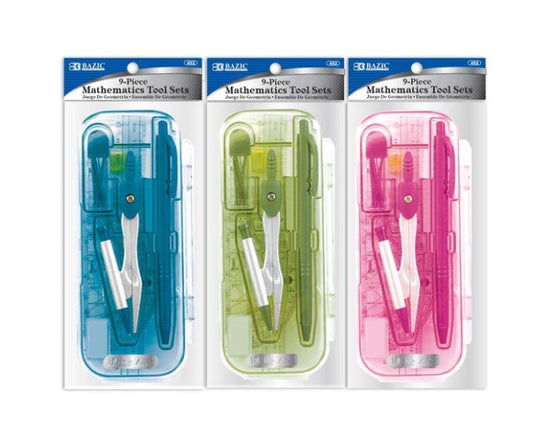Math Tool Set [9pcs]