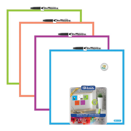 Dry Erase Board 14x14" Magnetic