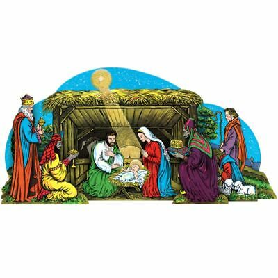 Dec. Xmas Nativity Scene Table