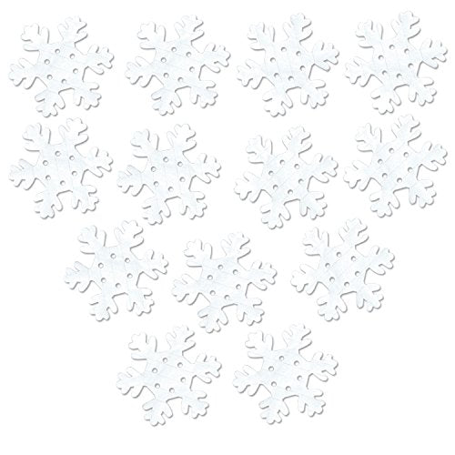 Dec White Snowflakes Tissue