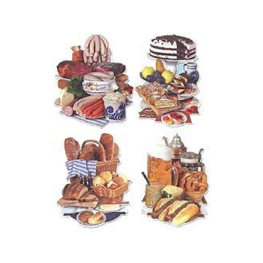 Cutout German Food [pk-4]