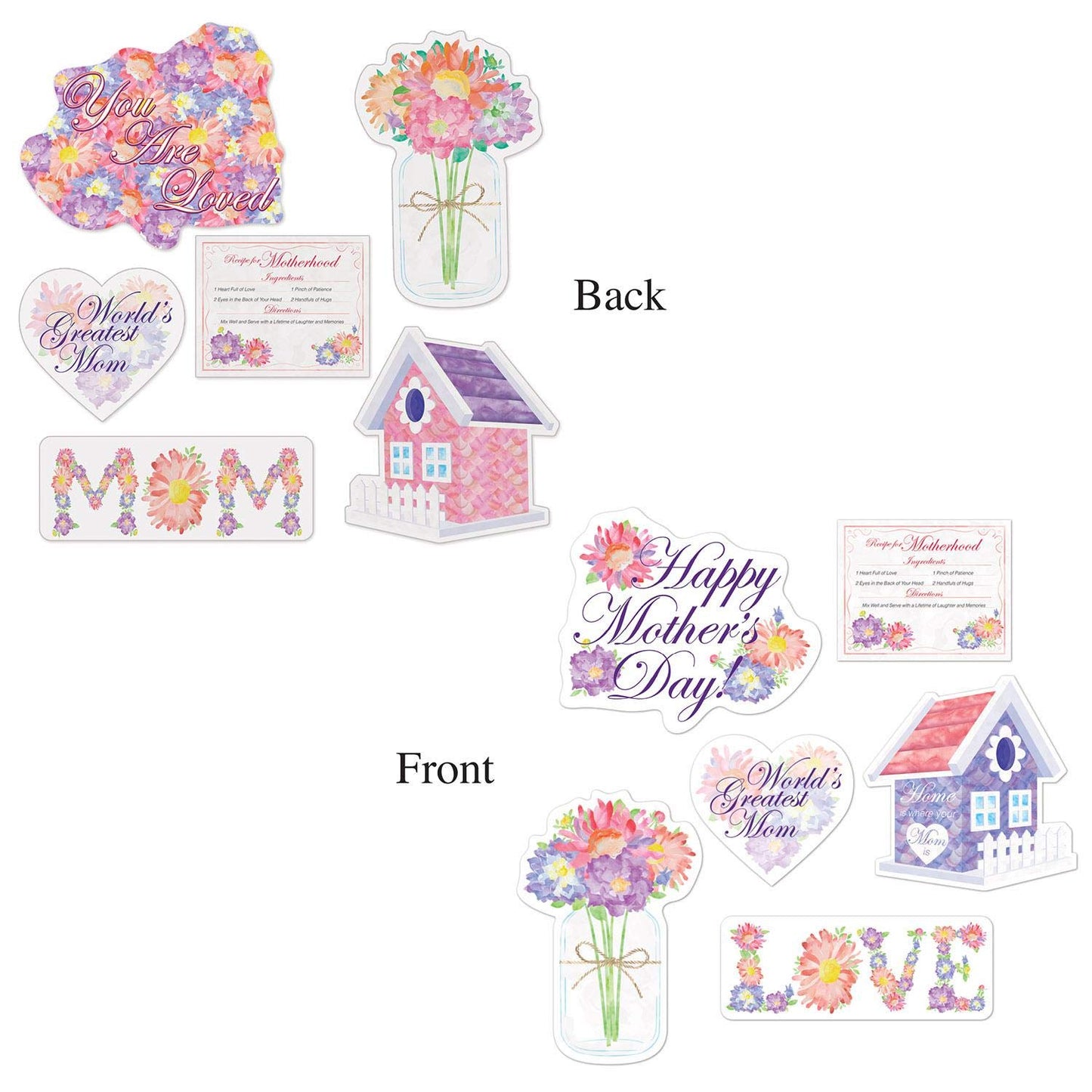 Mother's Day Cutouts [6 pieces]