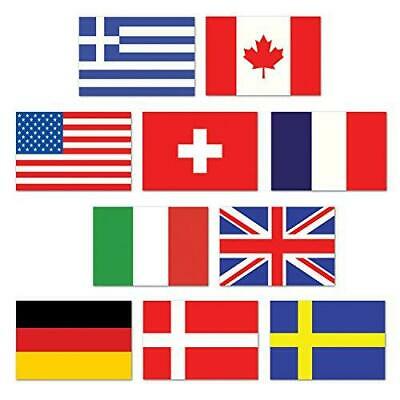 Cutouts Mini International Flag [pk-10]