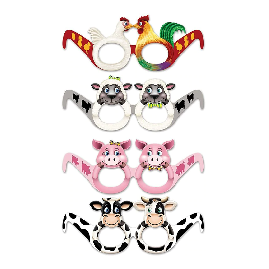 Farm Animal Eyeglasses [pk-12]