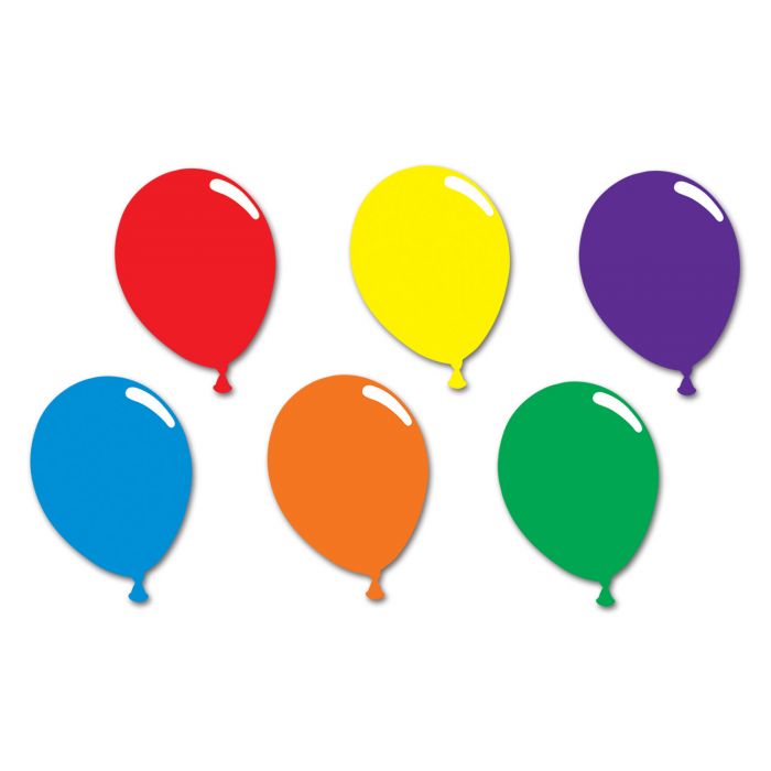 Printed Balloon Silhouettes [Each]