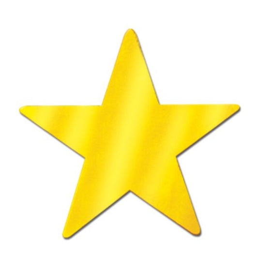 Cutout Stars 5" Gold