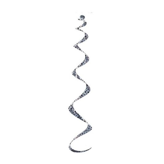 Star Twirly Whirlys Silver/Blk [pk-5]