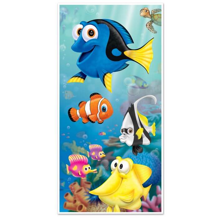 Door Cover Plastic Under the Sea (1-pack)