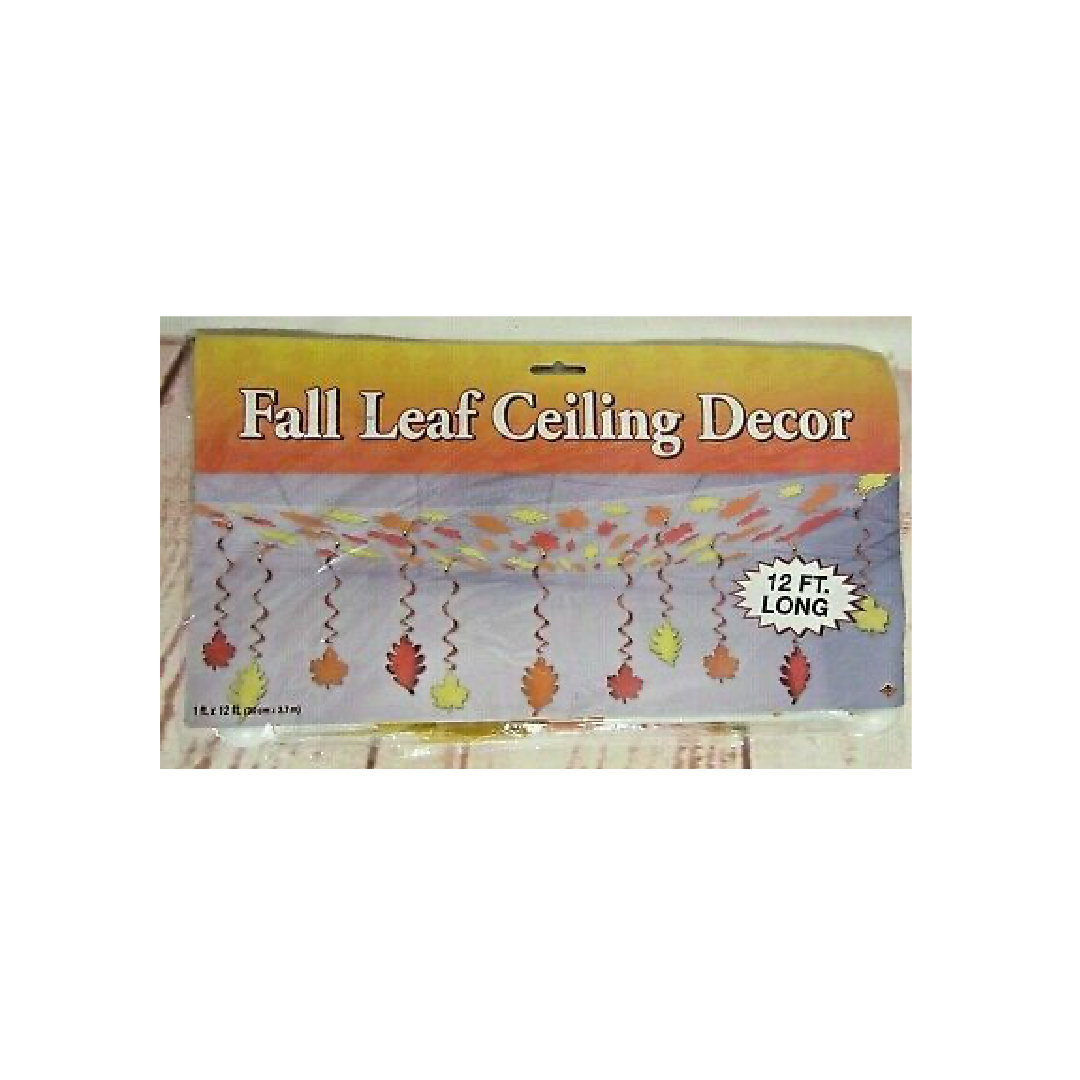 Fall Leaf Ceiling Decor- 12ft long