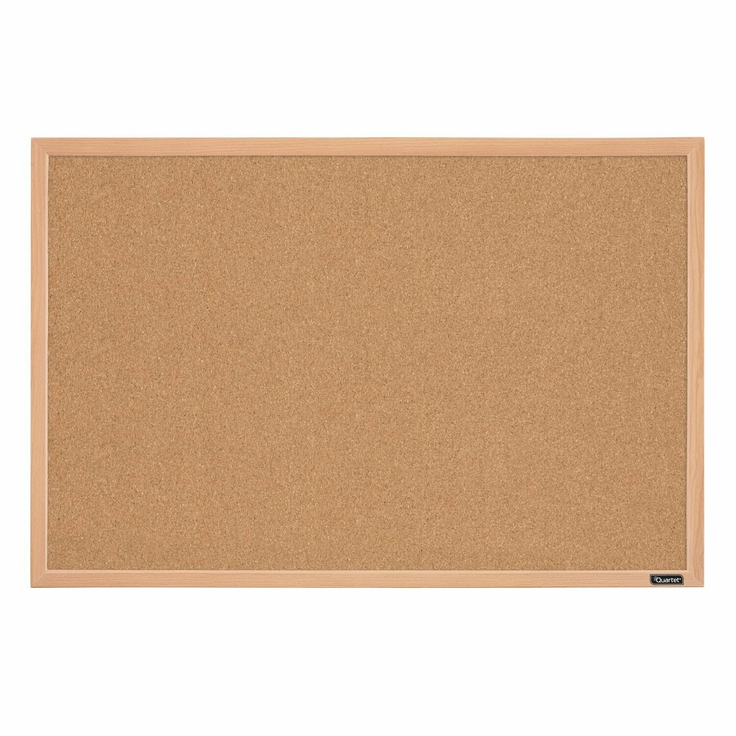 Bulletin Board, 17" x 23", Corkboard, Oak Finish Frame