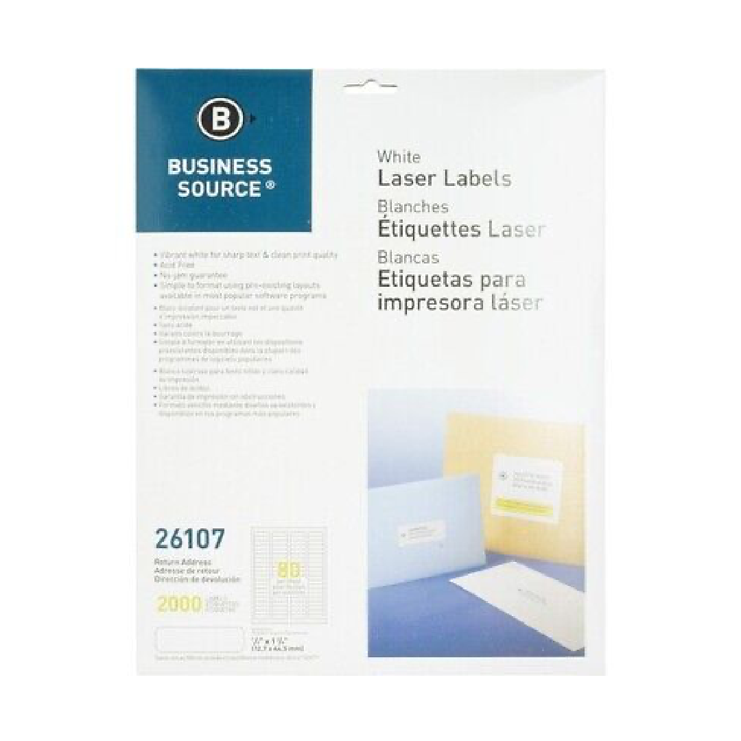 Regular Sources Label Labels 1/2 x 1-3/4