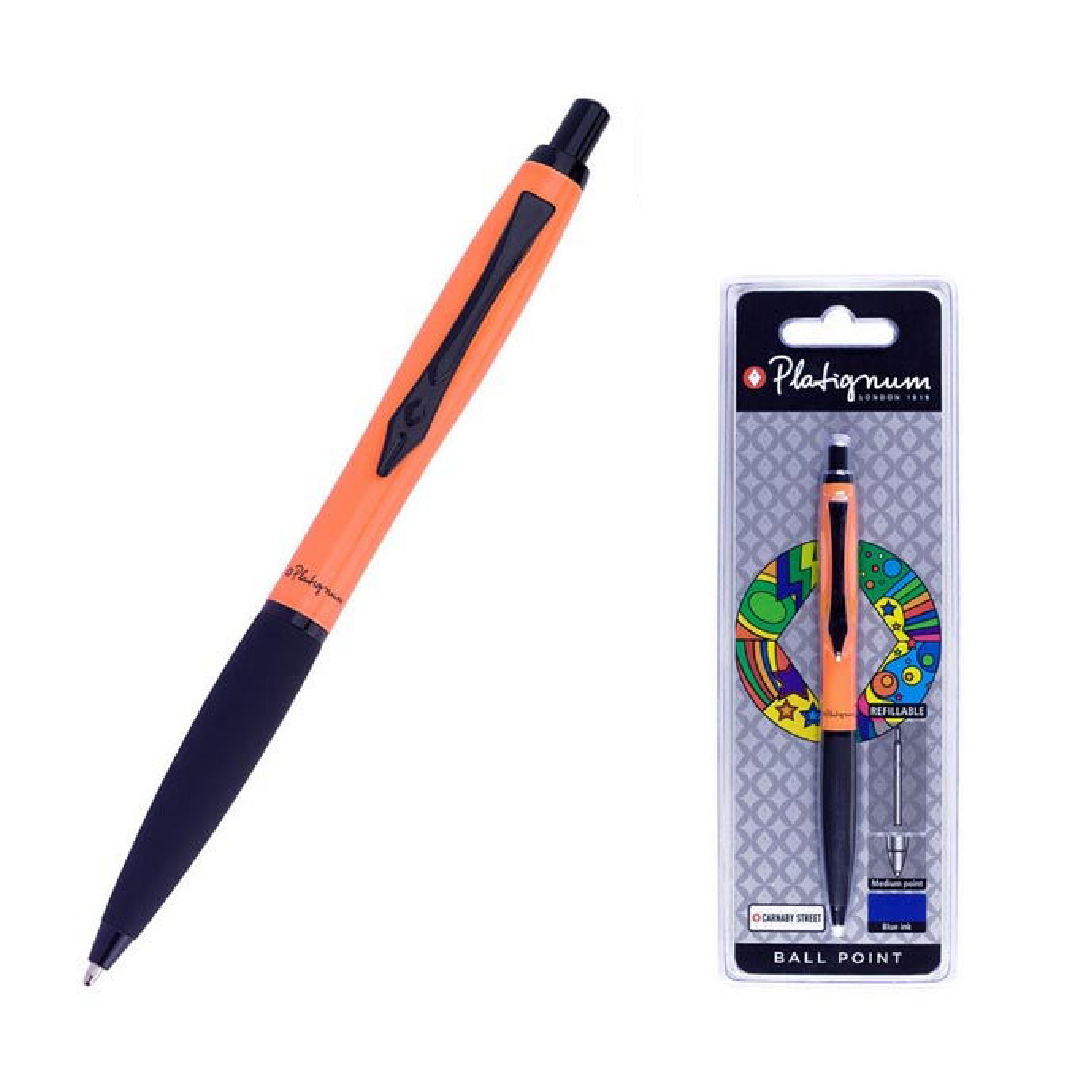 Ball Pen w/refill Orange