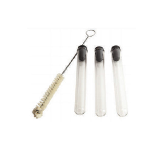 Glass Test Tubes With stoppers [Set of 3]