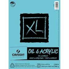 Acrylic & Oil Pad 9x12 (24 sheets/ pad)