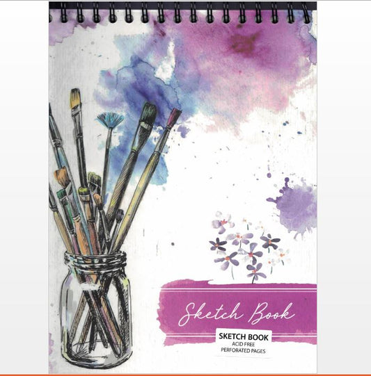 Sketchbook Spiral Water Colors 9" x 11" [Hard Cover]