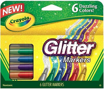Glitter Markers (6-color Pack)