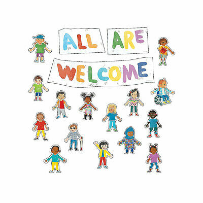 All Are Welcome Bulletin Board Set [39 pieces]