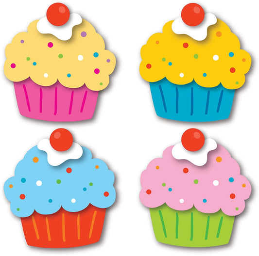 Cupcakes Assorted Mini Cut-Outs [pk-36]