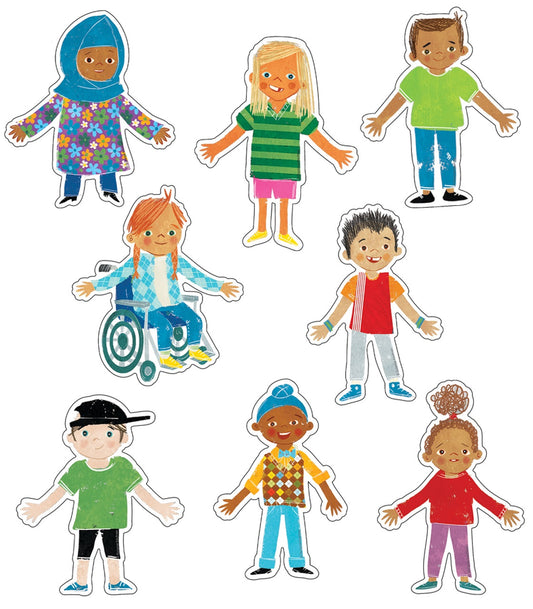 All Are Welcome Kids Cut-Outs [pk-36]