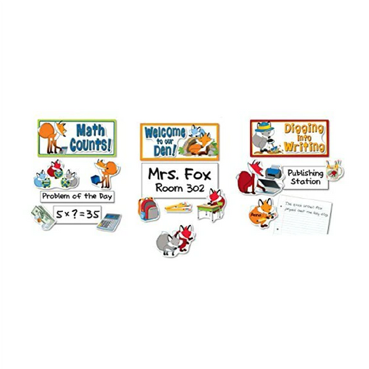 BBS Playful Foxes Curriculum Signs [54 pcs]