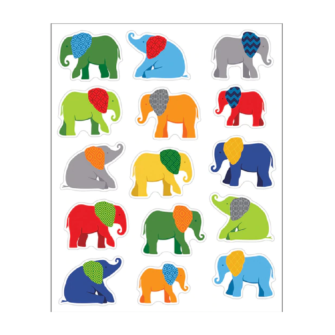 Stickers Parade of Elephants [pk-90]