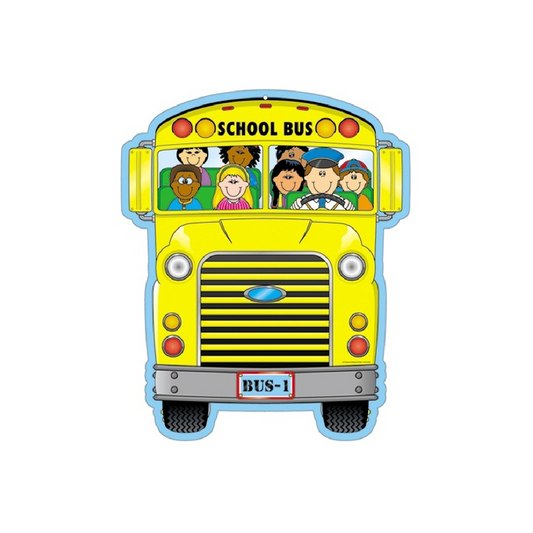 School Bus 2-Sided Decoration