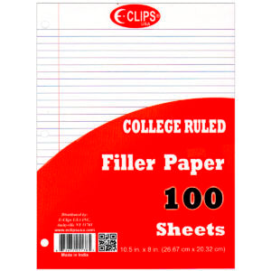 Filler Paper College [pk-100]