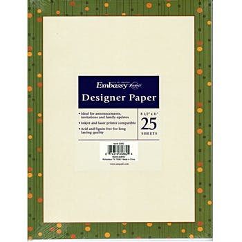 Computer Paper Embassy Green [pk-25]