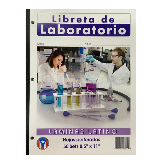 Laboratory Notebook w/Carbon 11 x 8-1/2"
