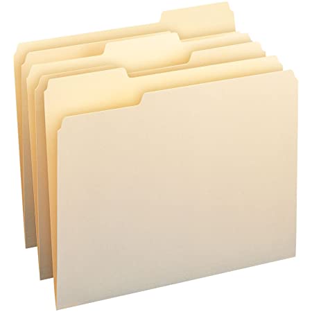 File Folder Letter Size Manila [752-1/3] [bx-100]
