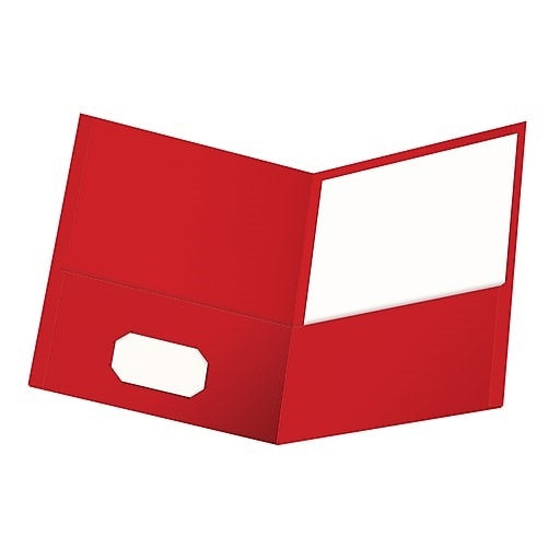 Twin Pocket Folder, Letter Size