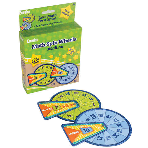 Kid Math Rotationg Wheel Set Math Spin Wheels Addition – Humacao School Supply