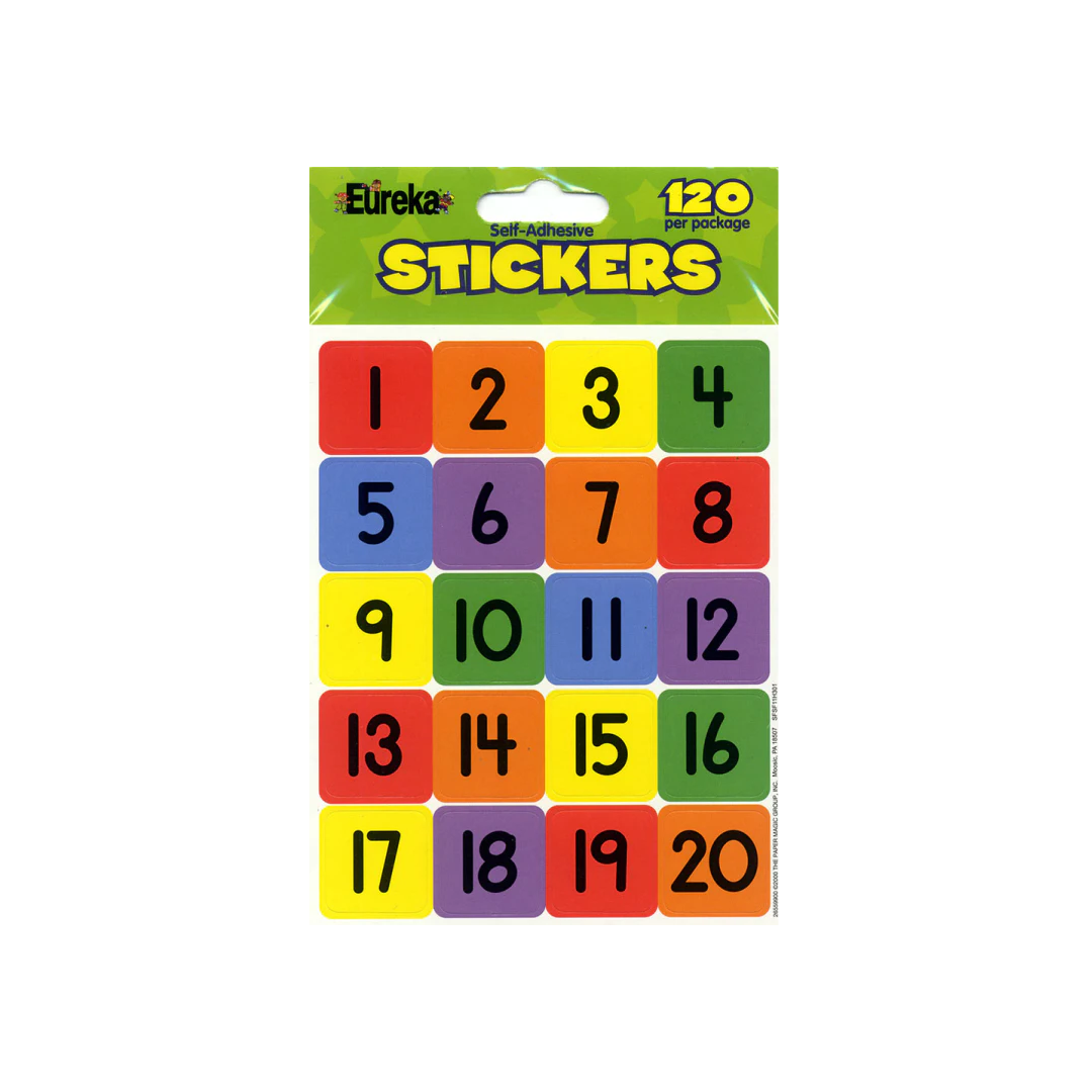 Stickers Numbers [pk-120]
