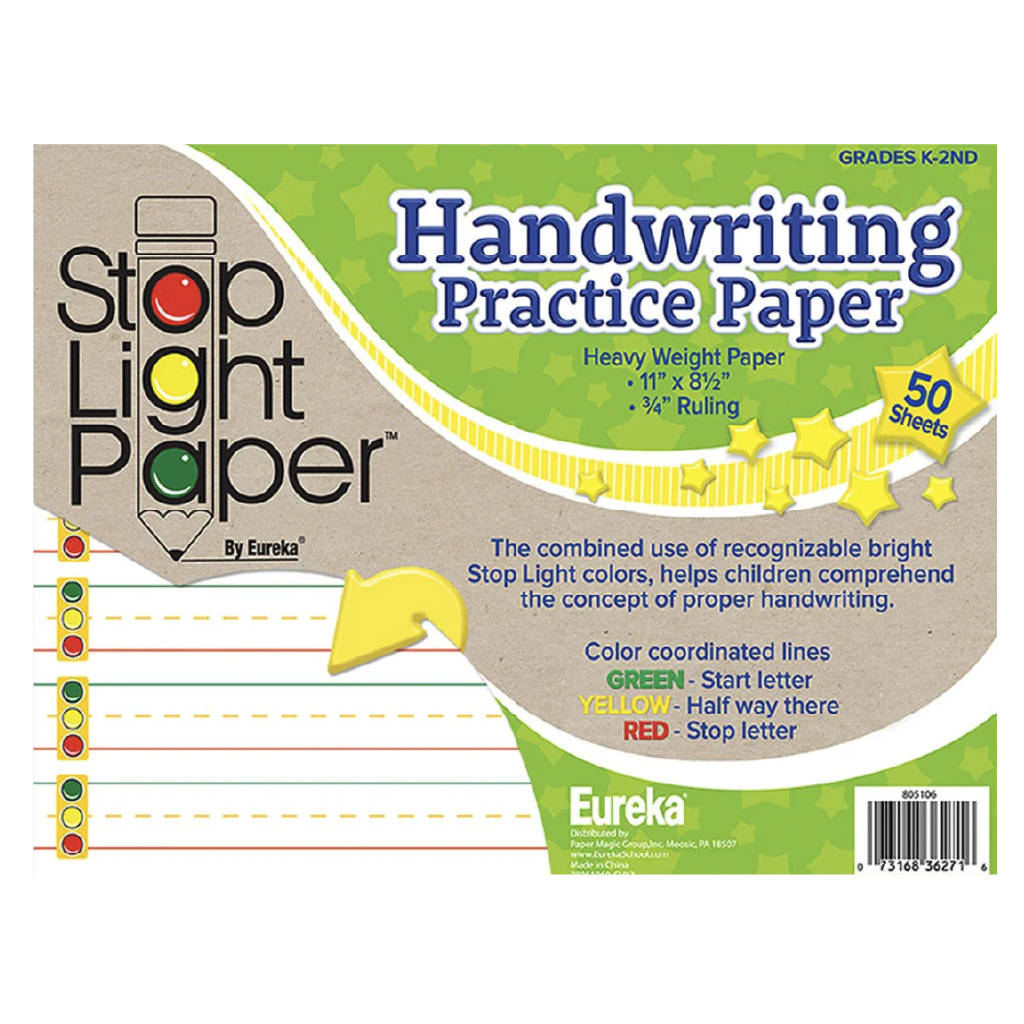 Stop Light Paper 50ct Practice Paper