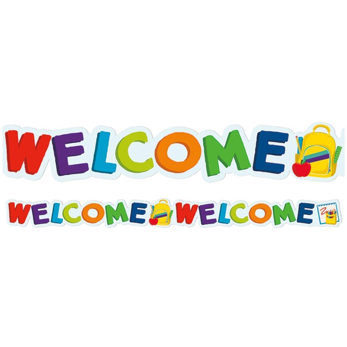 Deco Trim Welcome Die-Cut 3-1/4" [37ft]