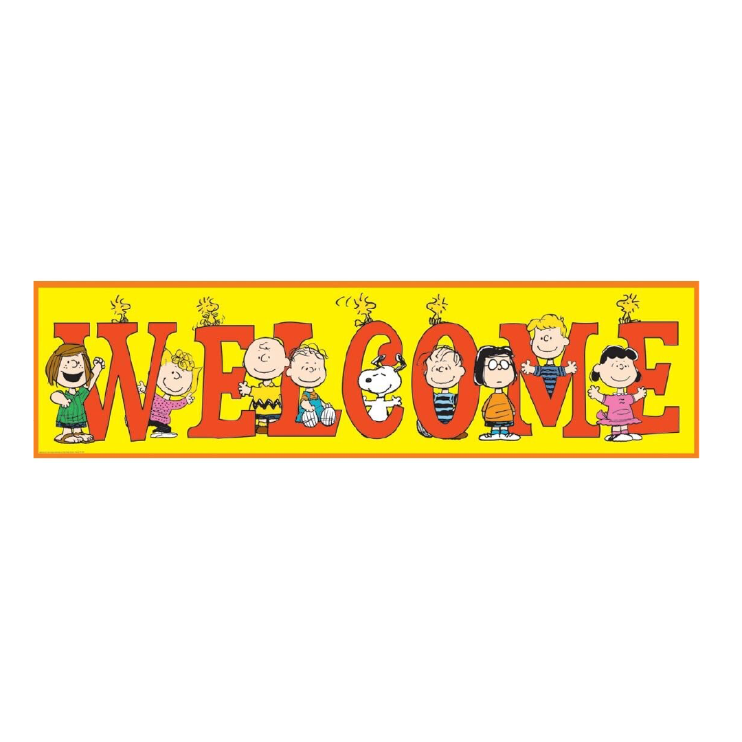 Banner Welcome Snoopy