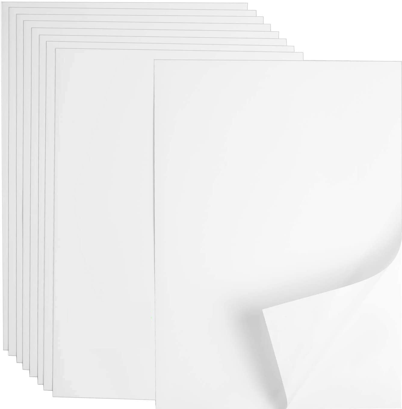 Gloss White Printable Permantent Vinyl [pk-10]