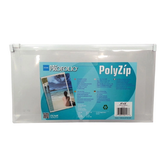 Envelope Plastic PolyZip 4" x 9"