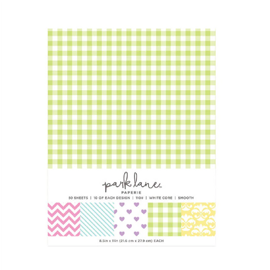 Cardstock 8.5" x 11" Patterned Pastel [50pk]