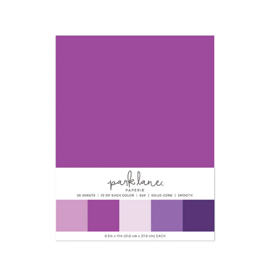 Cardstock 8.5" x 11" Purples [50pk]