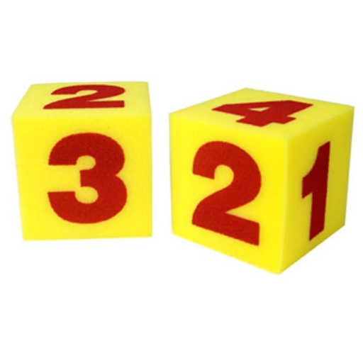 Giant Soft Number Cubes [Set of 2]