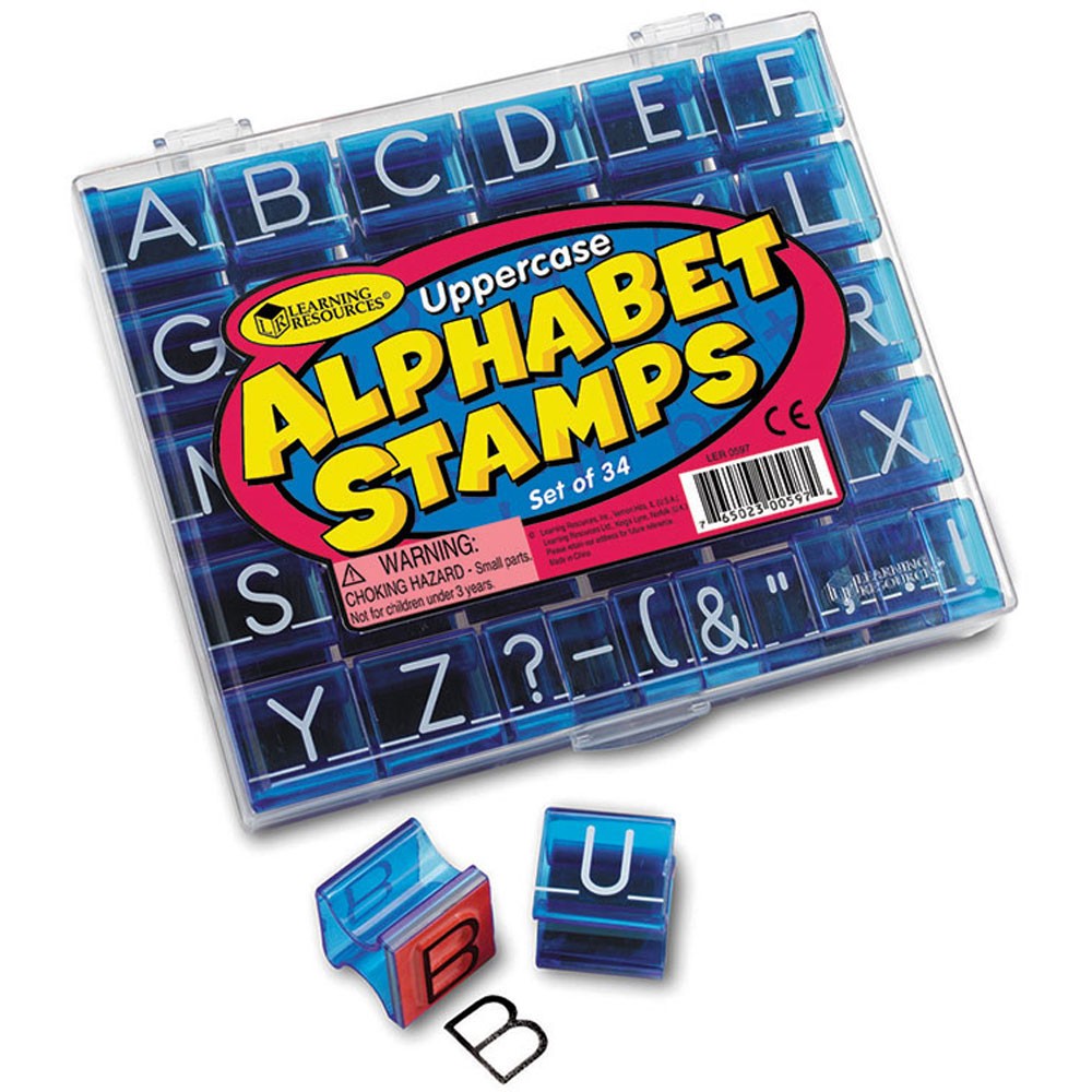 Stamps Uppercase Alphabet